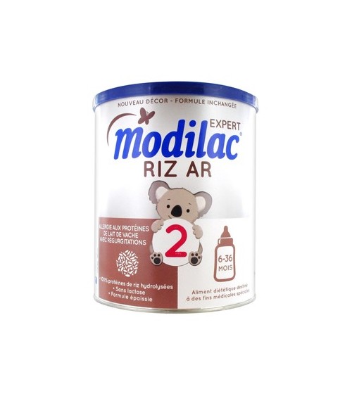 Modilac Expert Riz AR lait 2ème âge 800 g De 6 à 36 mois